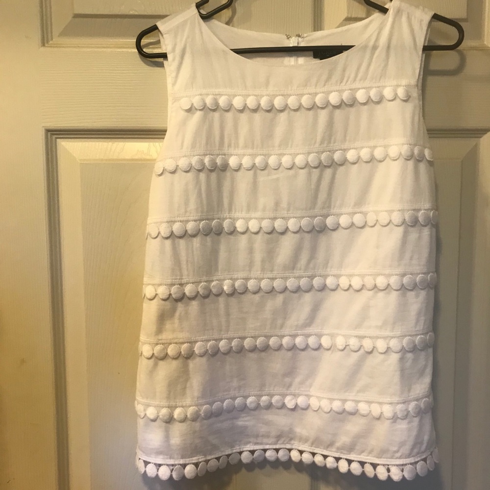 J Crew White Blouse